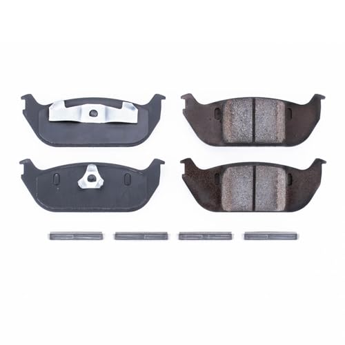 Image of PowerStop Rear Brake Pads for Lincoln Aviator 2003-05 - Z17 Ceramic Brake Pads with Installation Hardware, 17-952