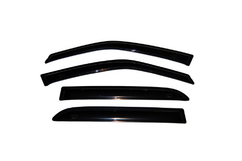Auto Ventshade 94746 Original Ventvisor Side Window Deflector Dark Smoke, 4-Piece Set for 2000-2006 Cadillac Deville,Dark Smoke Grey