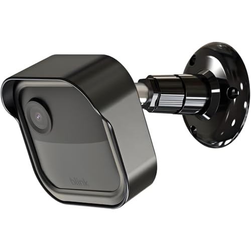 Blink Outdoor Camera Halterung 360 Verstellbare Wandhalterung mit Schutzhülle für Blink Outdoor Kamera und Indoor Sicherheitskamera System (Schwarz 1 Stück)