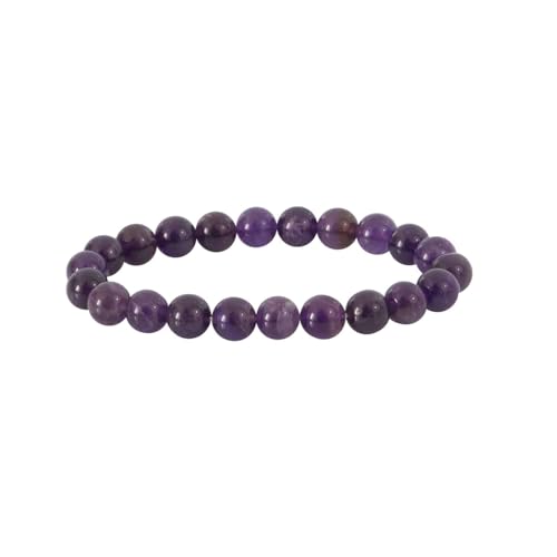 Garaulion Bracelet Améthyste 8mm | Pierre Naturelle Lithothérapie | Sérénité, Équilibre & Sagesse | Bijou Énergétique Femme Homme | Marque Française | Satisfait ou Remboursé