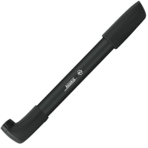 SKS Germany Rookie 5 (305-320 mm) Pompa ad Aria, Pompa per Bici (a Tutti i Tipi di valvole, Tecnologia O-Ring per un'immediata creazione di Pressione, può Essere montata sul Portapacchi), Nero