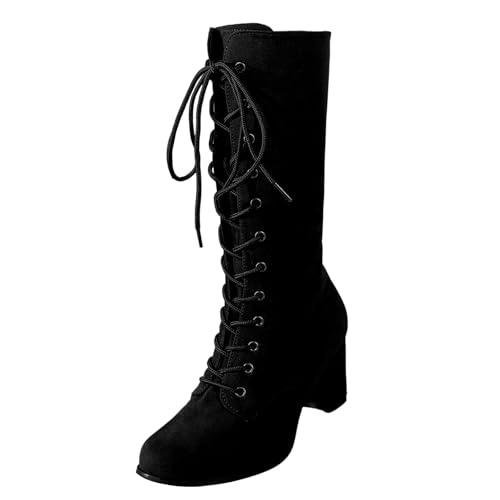 Bottes romaines à lanières avec talon compensé épais pour femmes