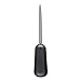 Dacasso Black Leather Letter Opener with Silver Blade