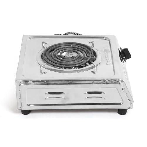 Image of Drumstone (𝐒𝐩𝐞𝐜𝐢𝐚𝐥 𝟏𝟓 𝐘𝐞𝐚𝐫𝐬 𝐖𝐚𝐫𝐫𝐚𝐧𝐭𝐲)1500W Induction Cooktop - Stainless Steel Electric Stove, Energy Efficient Portable Hot Plate, Compact Induction Chulha for Kitchen Cooking