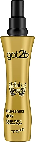 got2b Spray protector contra el calor, ángel de la guarda hasta 230 °C (200 ml), loción de peinado que protege el cabello de daños por calor, para estilos calientes con acabado brillante, no se - imagen 2