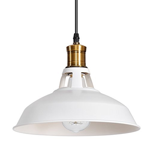 Lámpara de techo Buyee Vintage Industrial lámpara de techo para lámpara blanco