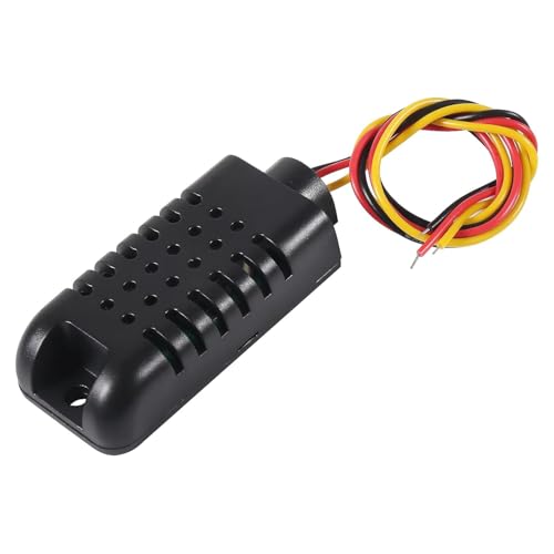 DHT21 / AM2301 Kapazitive Digital Temperatur und Luftfeuchtigkeit Sensor, DHT21 Temperatur Feuchtigkeitssensormodul Schwarz für Luftfeuchtigkeitsregler Prüfgeräte
