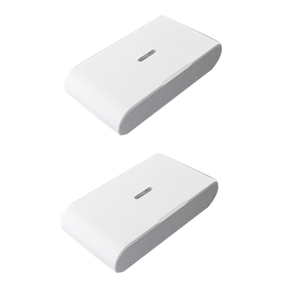 Koolenry White 433Mhz Wireless Vibration Glass Break Detector Adjustable Sensitivity Compatible With Alarm Systems A