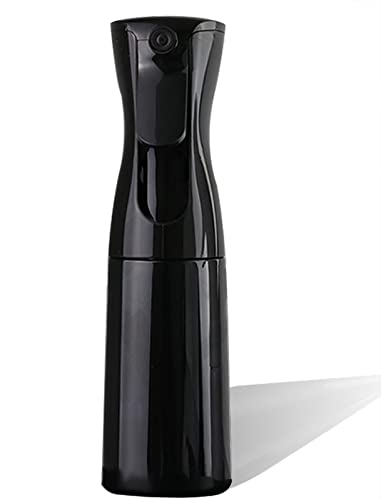 Hair Spray Bottle Mister Continuous Pressurized 360 Fine Mist Plant Cleaning Water Cutting Sprayers 160ml Small Mini Black 5.4oz