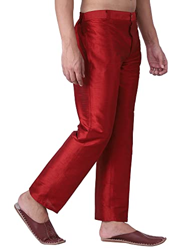 Image of HUZUR Mens Silk Trouser /Pant