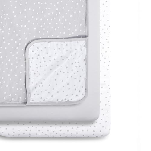 Snüz 3 Piece Crib Bedding Set – 100% Jersey Cotton – Gr