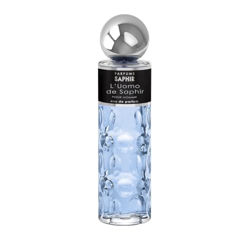 PARFUMS SAPHIR Uomo de Saphir - Eau de Parfum con Vaporizzatore da Uomo - 200 ml
