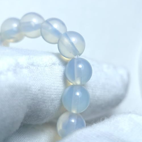 HAIXIAN Unisex Natural Gemstone Bracelet, Elastic Adjustable Quartz Crystal Gemstone Bracelet Jewelry for Men Women4