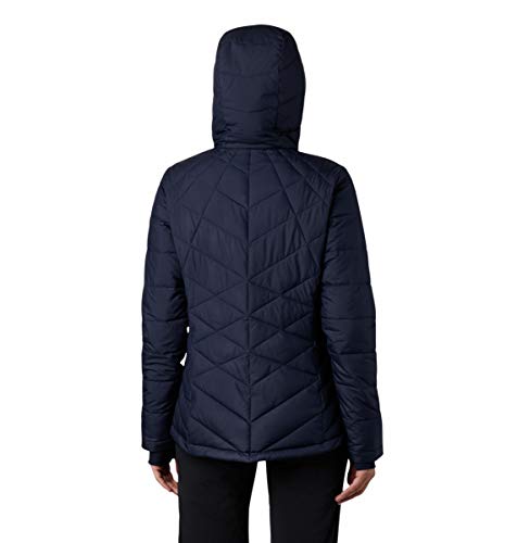 Image of Columbia Women's Omni-Heat Reflective Heavenly Hooded Hiking & Trekking Down Standard Length Jacket