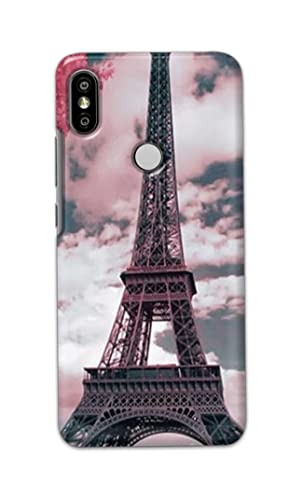 Image of Lovers Famous Place Eiffel Tower in Paris Hard Back Case Cover for Redmi Y2 / Redmi S2 Back Cover -(J5) VNS2227