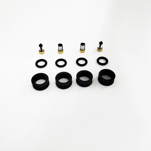 Acaigel 4 Set Fuel Injector Rebuild Repair Kit for Nissan D21 1990-1994 Pickup 1995 2.4L