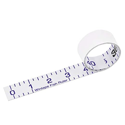 Edtape Adhesive Fish Ruler - 40 Inch Fishing Measuring Tape - Fish Measuring Tape for Fishing Boat, Kayak, Cooler, Workbench - Waterproof Fish Measuring Sticker