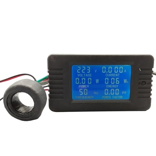Voltmètre numérique AC 100A avec Split CT pour mesurer la puissance