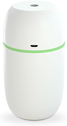 WIMI 252 Tumblr Shape Mini Wireless Humidifier, 280ml USB Wireless Cordless Portable Humidifier with No Noise for Bedroom, Babyroom, Personal Air Diffuser for Car, Cool mist for Desk, Office (White)