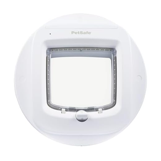 PetSafe Installationsadapter, monteringsadapter för installation av PetSafe mikrochip kattlucka och manuell kattlucka, för glas, väggar och metalldörrar, vit