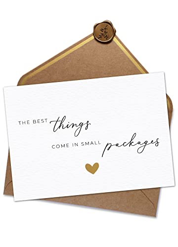 Joli Coon - Pregnancy Announcement Card With Envelope And Wax Seal - Im Pregnant Announcement #TOP5