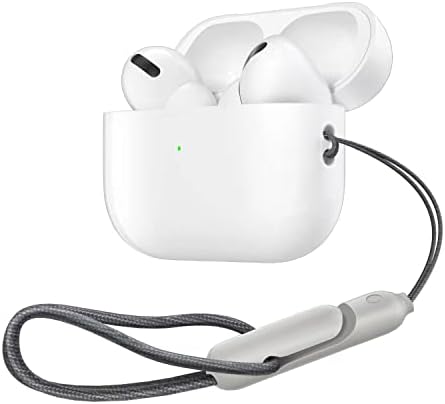 Lanyard Compatible for AirPods Pro 2, Anti-Drop & Anti-Lost Lanyard, Adjustable Lanyard with Clip for AirPods Pro 2（Grey）
