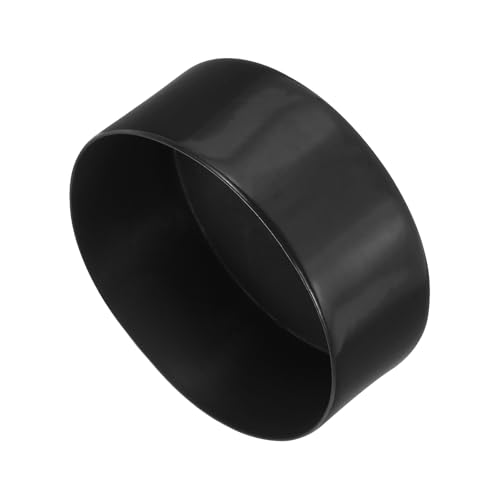 Image of uxcell 2pcs Rubber End Caps 120mm(4.7 Inch) ID Vinyl Round Tube Bolt Cap Cover Screw Thread Protectors Black, 50mm Height