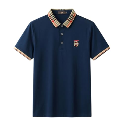 Image of TAGAS Mens Polo T-Shirt || Men's Color Block Polo Tshirt | Short Sleeve Casual Pullover with Collar |Casual Wear for Men | Mens Regular FIT T-Shirts