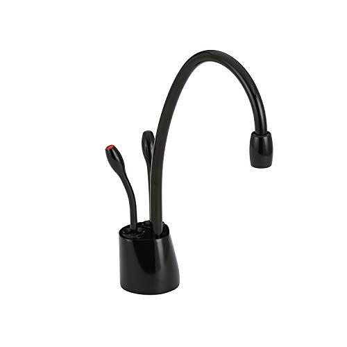 Image of in sink erator F-HC1100BLK Contemporary Instant Hot and Cold Water Dispenser-Faucet Only, Gloss Black