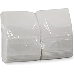 Dispensadores De Servilletas Para Restaurantes Morigami, Servilleta Miniservices 17x17, Blanco, 1 paquete de 200 servilletas