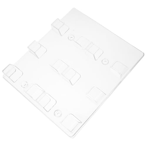 Portatarjetas MERRYHAPY de Vidrio Orgánico Rectangular con Compartimentos 2