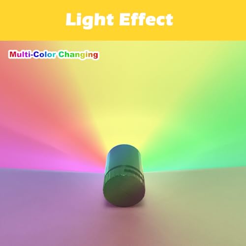 10 Pack Small Spotlight Battery Operated LED Lights, Warm White LED Wireless Miniature Spot Light for Artwork Painting,Jewelry Showcase Display,Closet,DIY Hand Craft (Multi-Color Changing)