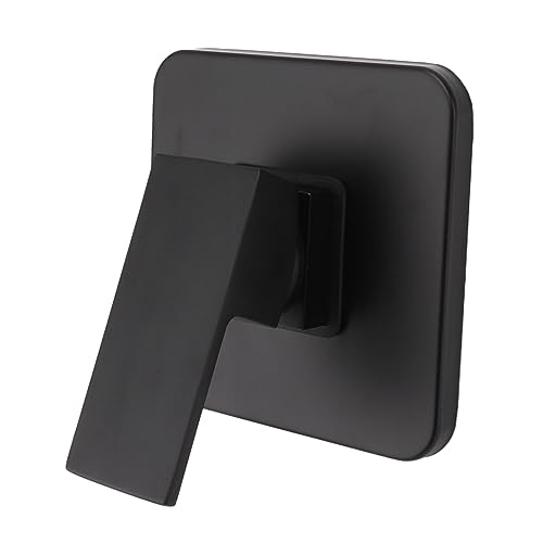 Syrisora Shower Valves Wall Mount Copper Faucet Shower Rough In Valve Bathroom Trim Kit Single Handle Tub Shower Valve Mixer Black - Image 2