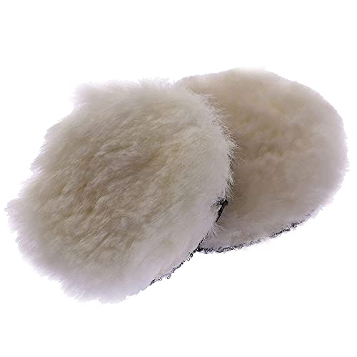 Image of DIY Crafts 2 Pcs, 2 inch inch Only Wool Pad, Only Wool Pad, Polishing Drill Buffing Felt Pads Waxing Sealing Glaze Finishing Glass Scrac(2 Pcs, 2 inch inch Only Wool Pad)