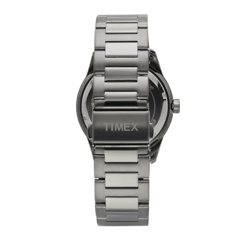 TIMEX Store TIMEX Analog Watch for Men Grey Dial Gunmetal Bracelet - Image 6