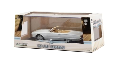 Greenlight 1:43 1964 Thunderbird Convertible - Wimbledon White miniatura 3