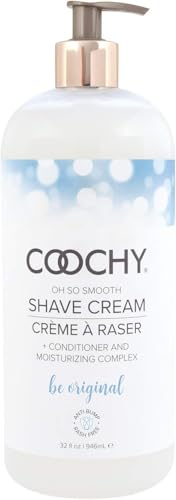 Coochy Intimate Shaving Cream | Shave Conditioner & Moisturizer for Face & Body | Ideal for Sensitive Skin Care Anti-Bump | Be Original 32 oz