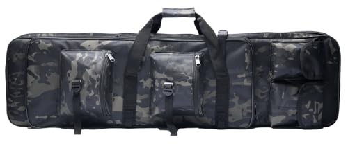 Bolsa para Rifle, Funda para Armas Largas, Airsoft Funda Escopeta Porta Caza Almacenar O Transportar Rifles 600D Tela Oxford Impermeable Bolsa Táctica De Escopeta A,118cm