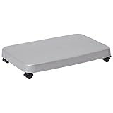 サンコープラスチック(SankoPlastic) ファンヒーター用 平台車 キャリー 幅50.2×奥34.2×高7.7cm シルバー