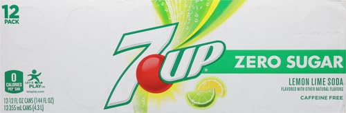 Image of Zero Sugar 7-Up Soda, 12 Oz (Pack of 24)