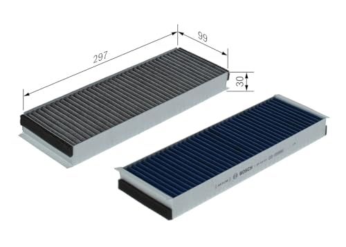 Filtro de habitáculo BOSCH 0986628605 para eliminar malos olores y vaho 5