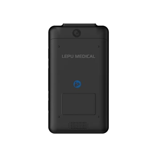 Lepu Medical - PCECG 500 Pocket EKG-Monitor mit 6/12 Ableitungen in Kombination mit Glasgow-Algorithmus, Echtzeit-EKG-Datenerfassung und -analyse, 33236