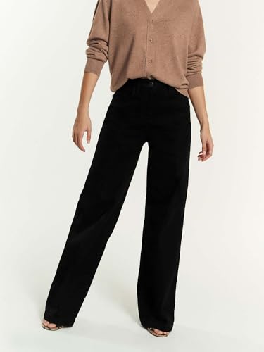 Image of KOTTY Women's Straight Fit High-Rise Stretchable Jeans