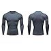 Blaward 2 Pack Men's Compression Shirts Long Sleeve Athletic Workout Gym T-Shirts, Water Sports UPF 50+Rash Guard Base Layer