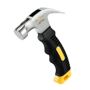 Mr. Pen- Hammer, 8oz, Small, Camping Claw Hammer, Stubby Tack Hammer, Hammers Tools, Nail Hammer for Women, Magnetic Handy Hammer, Teal Hammer For Kids