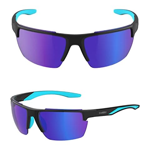 Lightweight Sports Sunglasses with UV400 Protection Cover