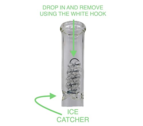 Frozen Glass Beads To Cool Your Smoke. Simply Rinse, Freeze, Smoke Repeat. Glass Beads Measure 1 3/8" X 3" So Please Measure Your Mouthpiece To Make Sure They Will Fit #TOP5