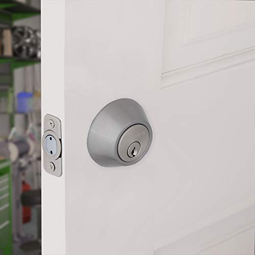 Honeywell Safes & Door Locks 8111309 Honeywell Deadbolt, Satin Nickel #TOP2