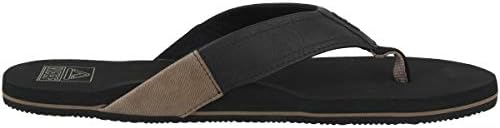 Reef Men's Sandals, Reef Newport, Black, 9 | Image 2