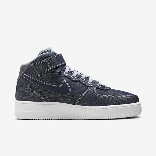 Nike Air Force 1 '07 Mid Women's Shoe (DD9625-400, Obsidian/Summit White/Ashen Slate)3